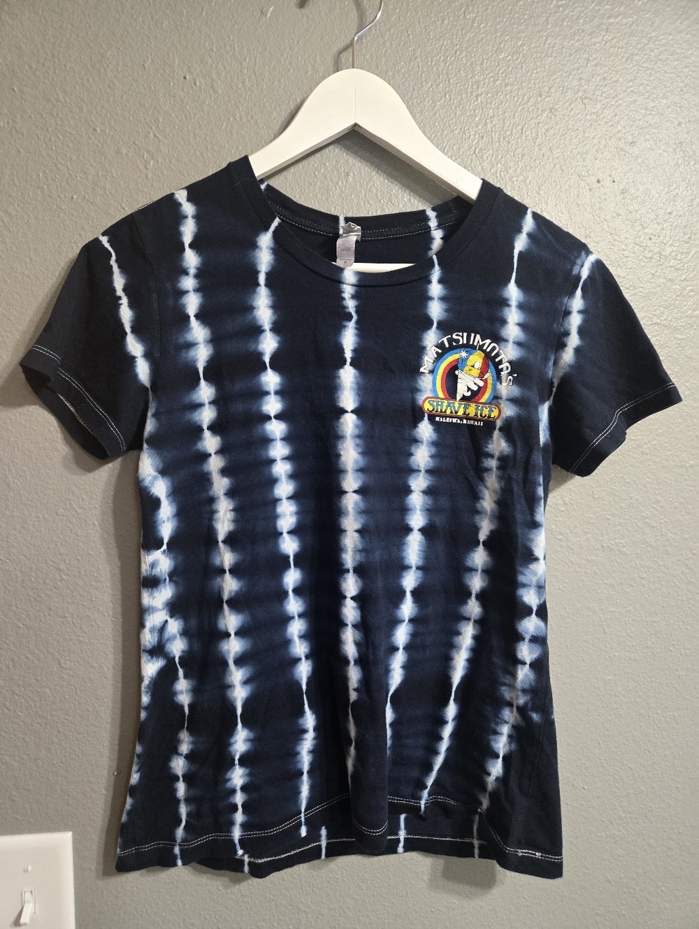 Matsumoto's Shave Ice Haleiwa Hawaii Tie Dye Tee Size Medium